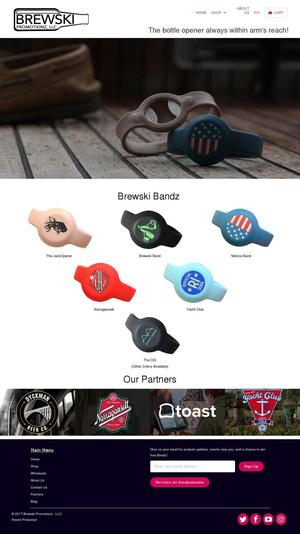 brewskipromotionz.com shopify website screenshot