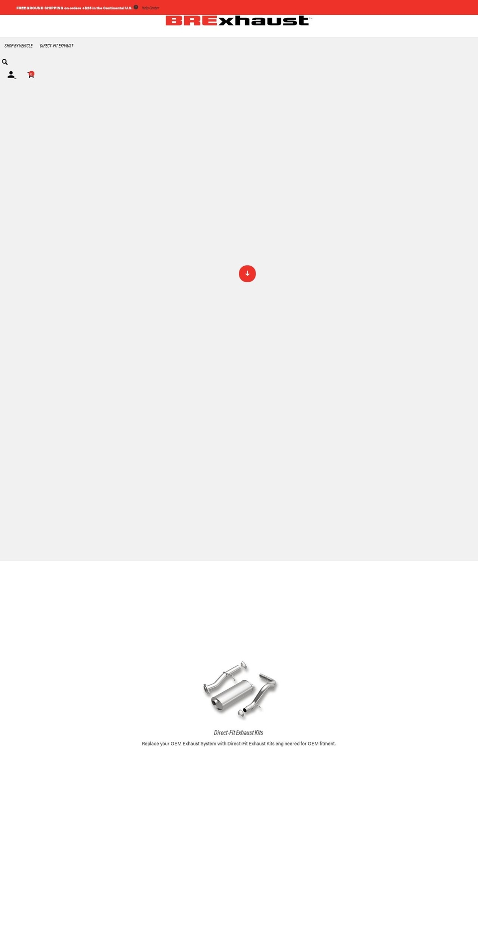 brexhaust.com shopify website screenshot