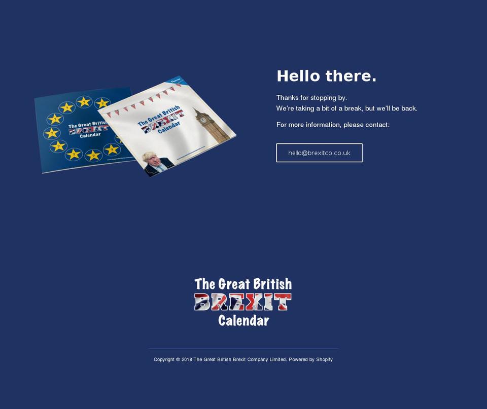 brexitco.co.uk shopify website screenshot