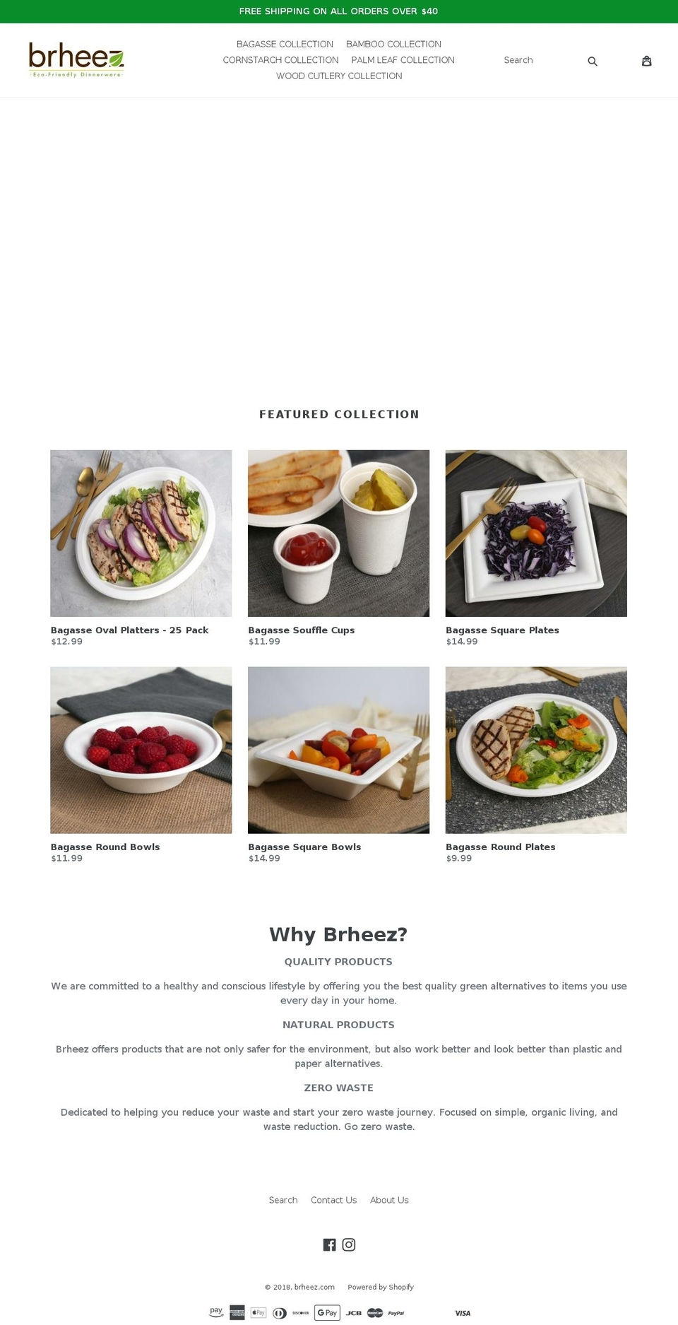 brheez.com shopify website screenshot