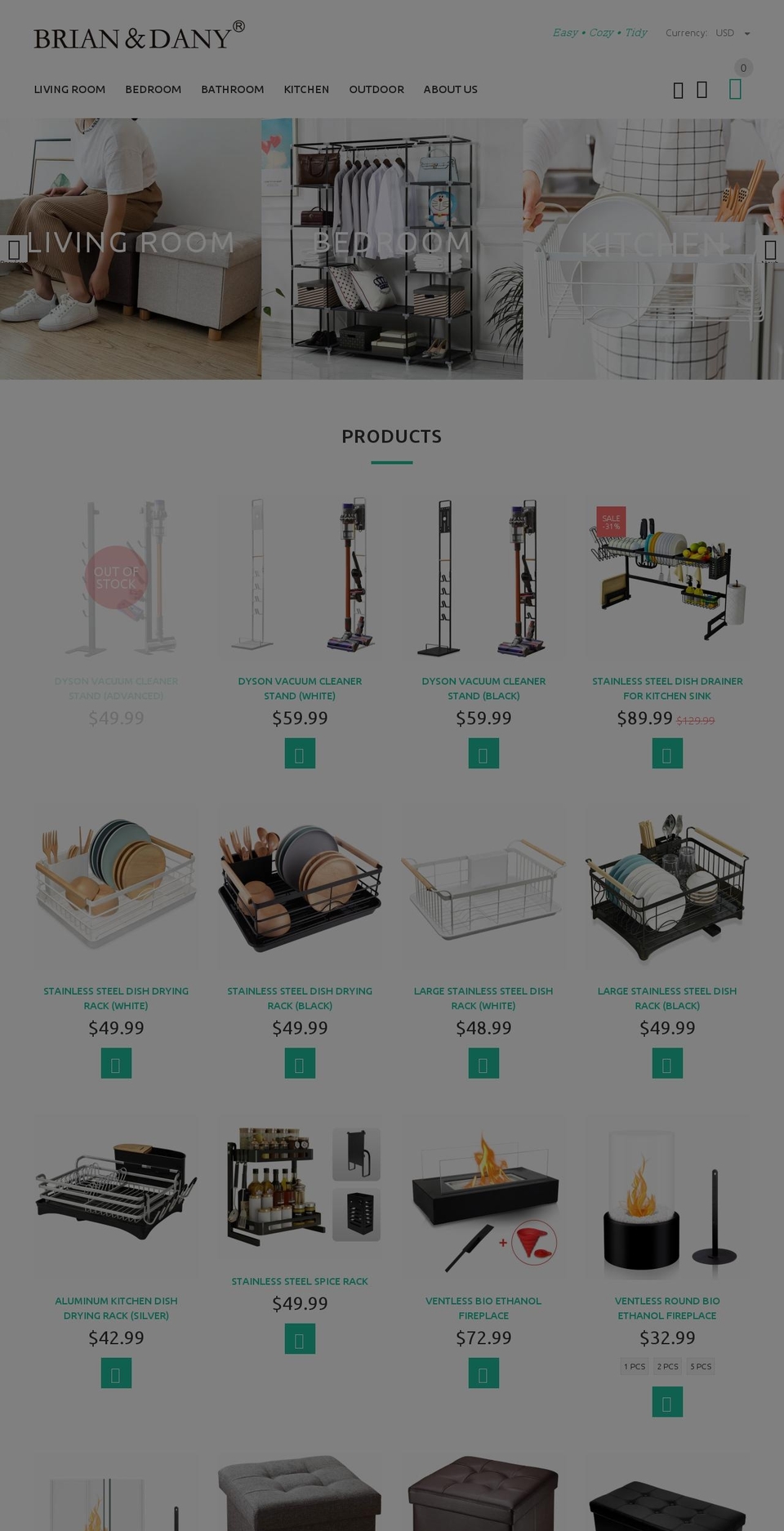 yourstore-v2-1-5 Shopify theme site example briananddany.com