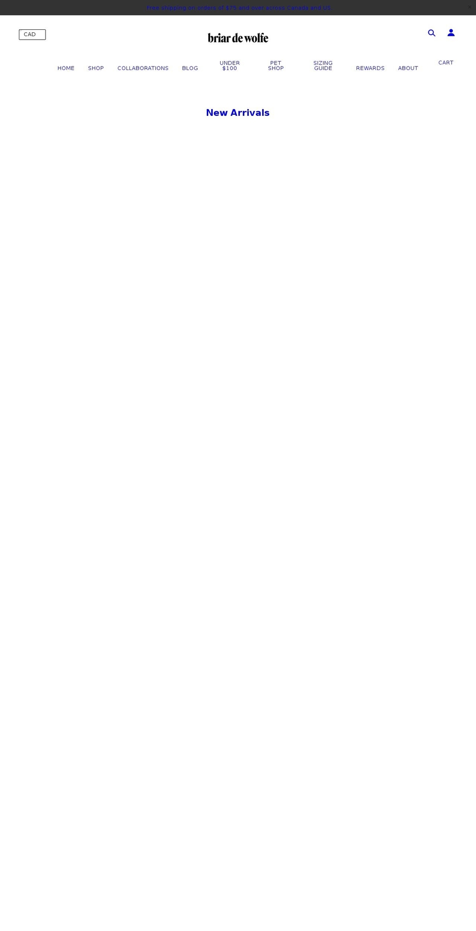 briardewolfe.com shopify website screenshot