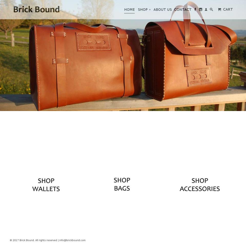brickbound.com shopify website screenshot