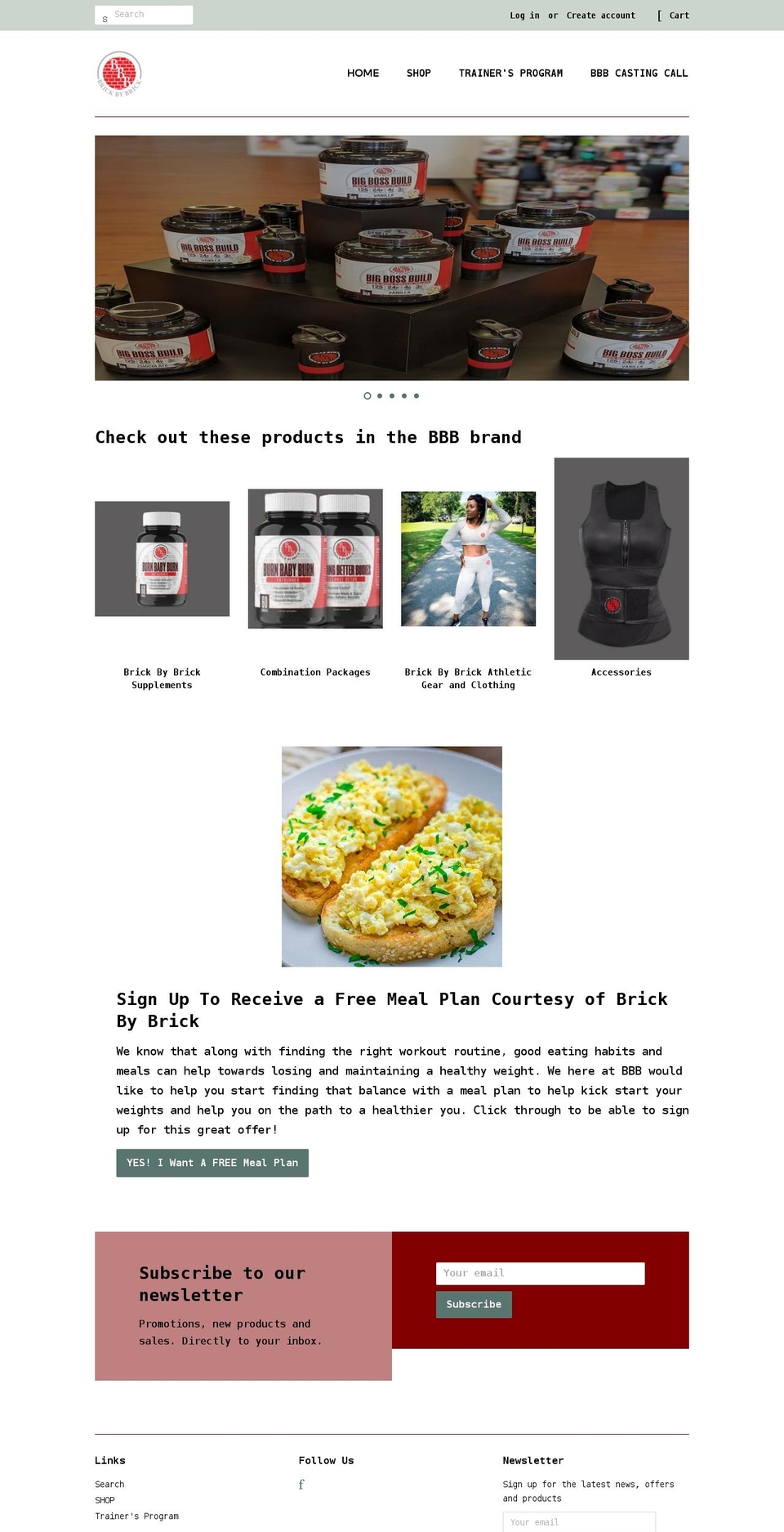 brickbybrick.life shopify website screenshot