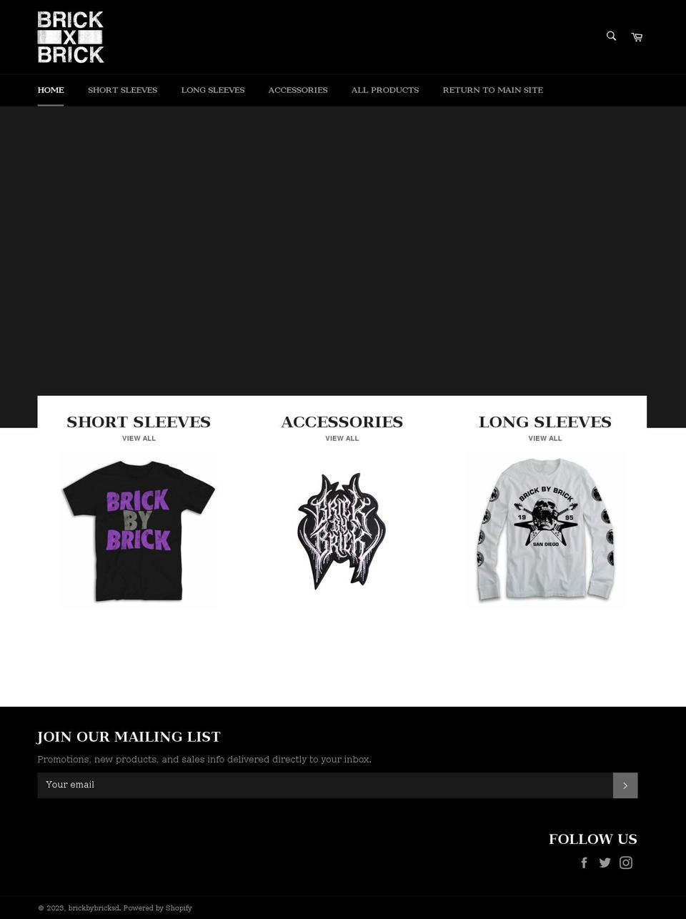 brickbybricksd.myshopify.com shopify website screenshot
