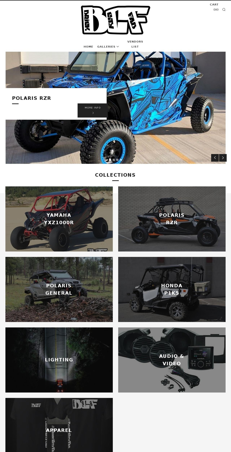 brickcityfabrications.com — Shopify storefront screenshot