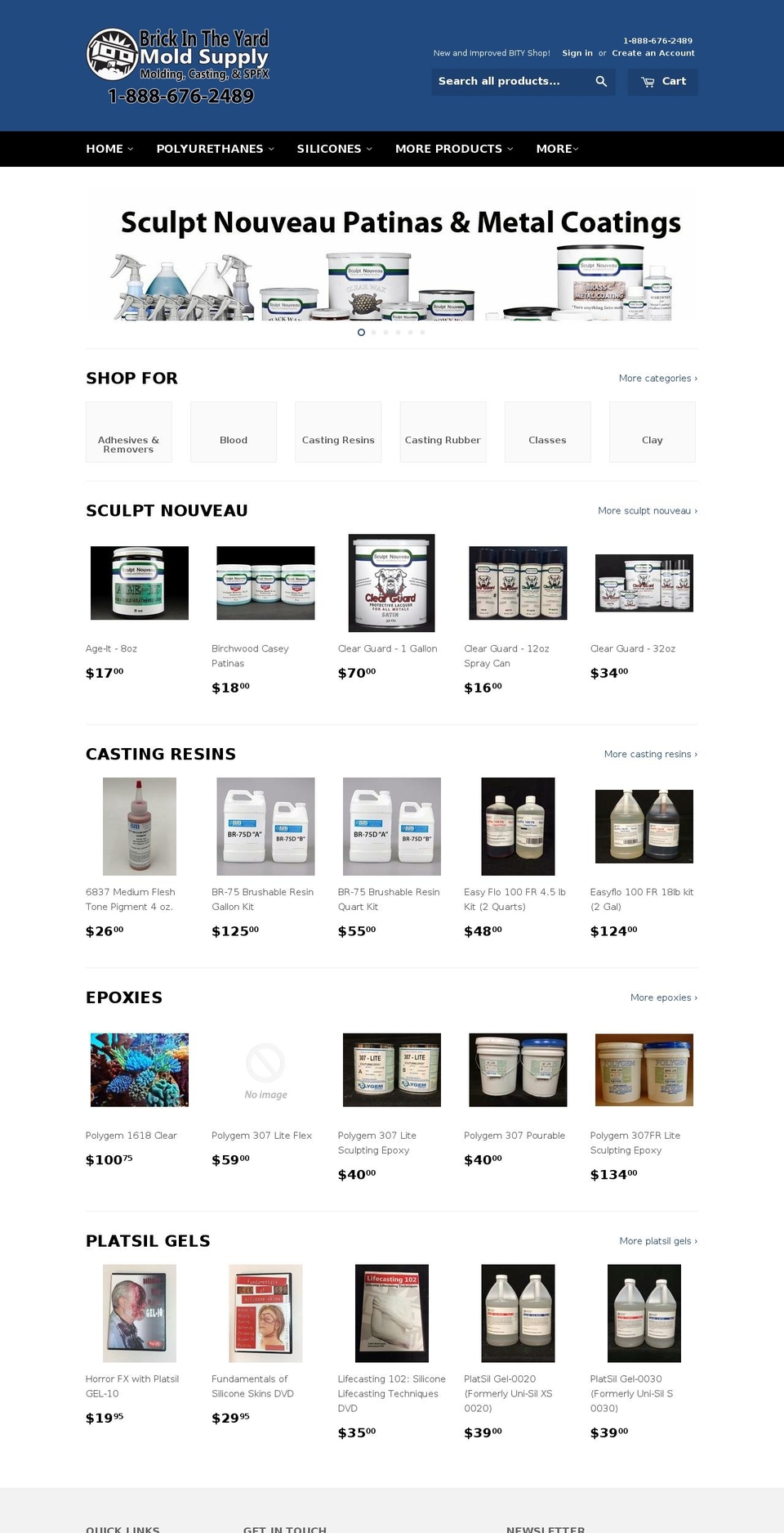 Supply Shopify theme site example brickintheyard.com