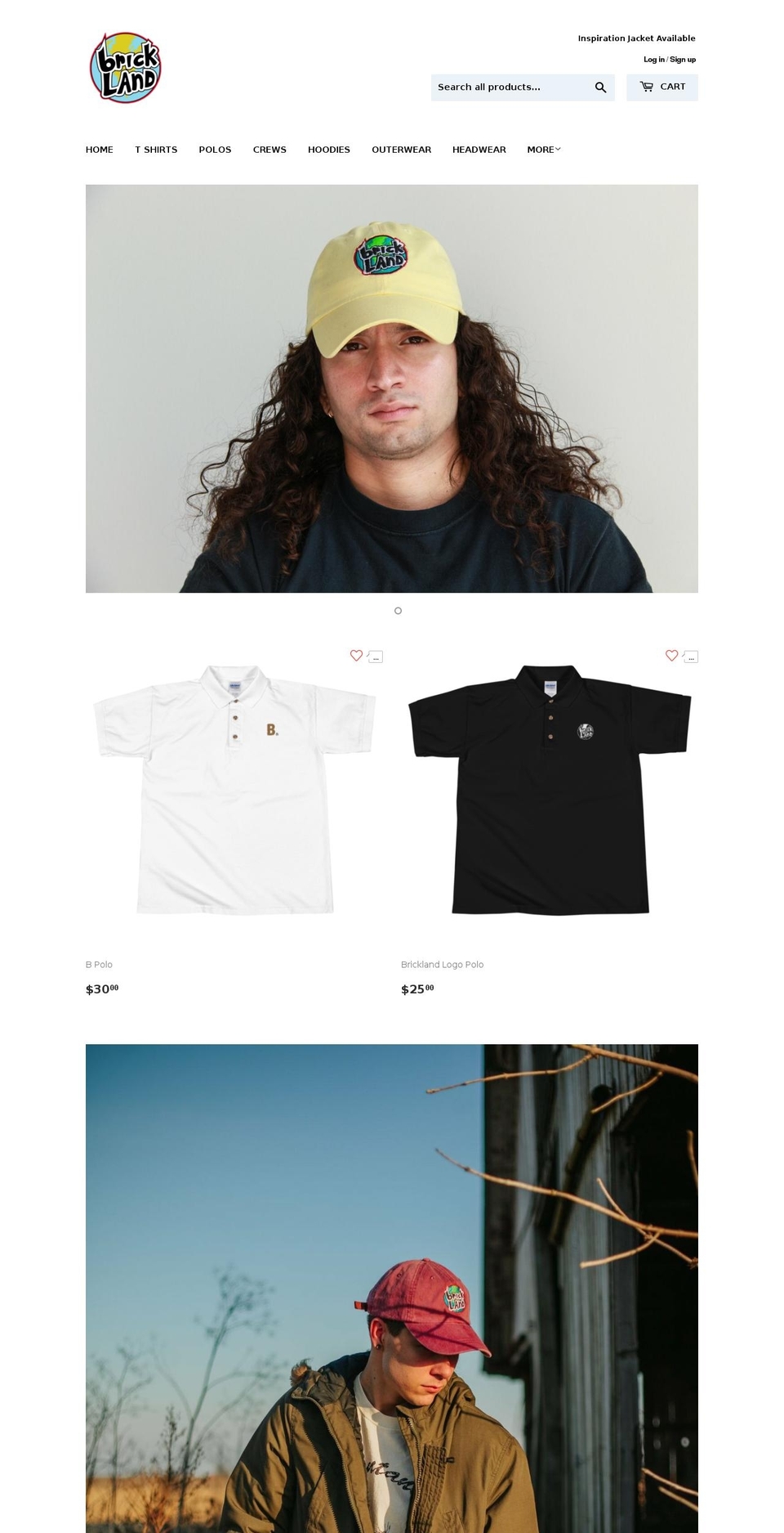 bricklandco.com — Shopify storefront screenshot