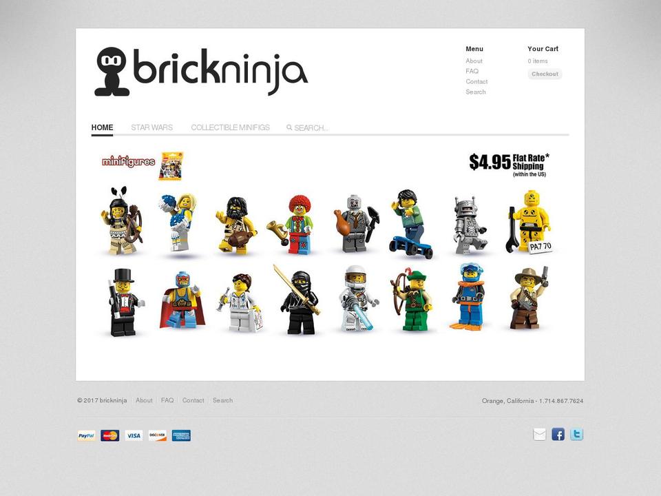 brickninja.com shopify website screenshot