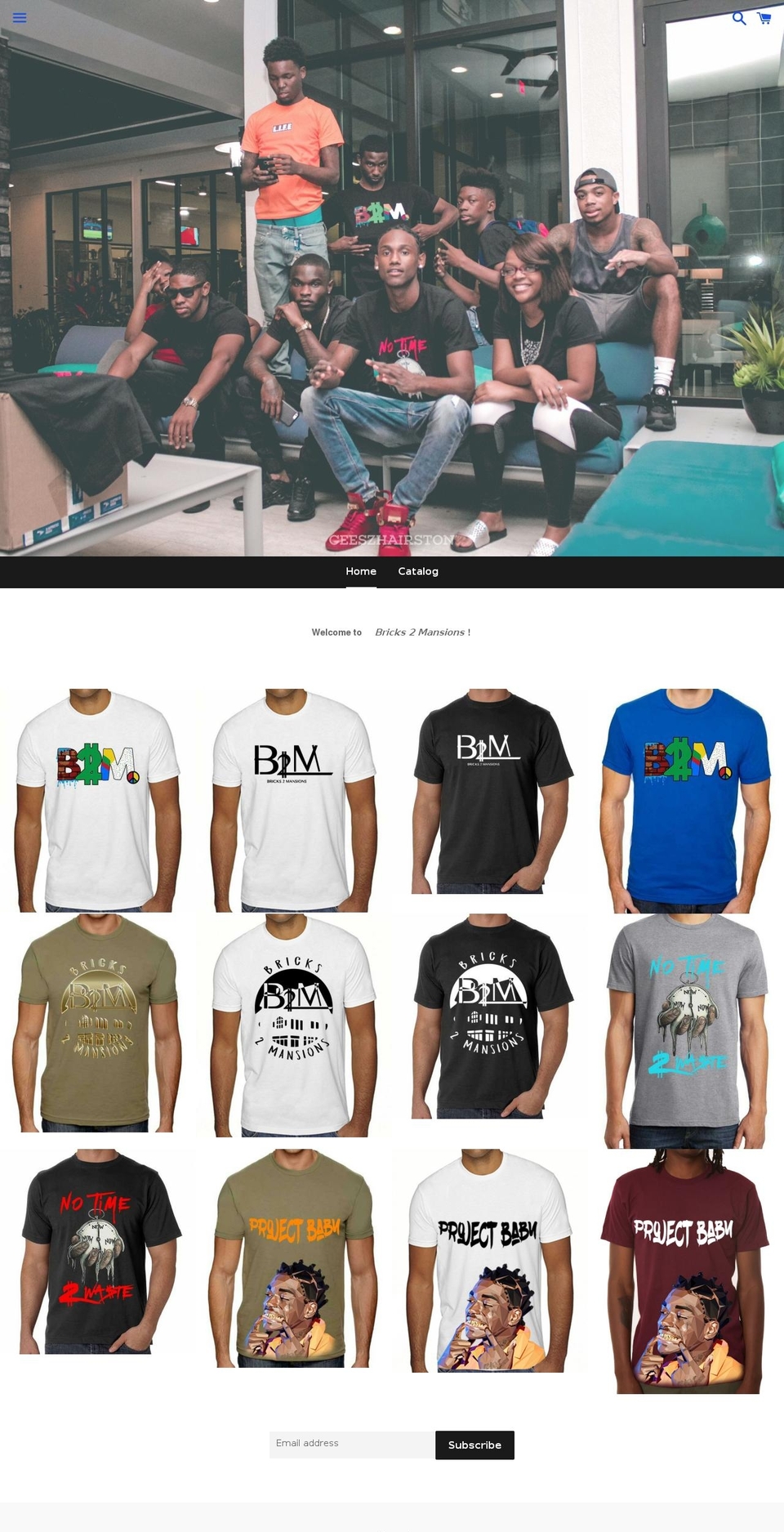 bricks2mansions.com — Shopify storefront screenshot