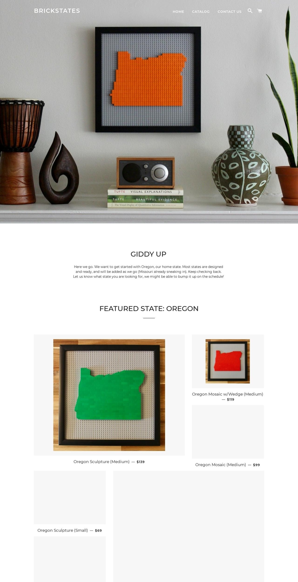 brickstates.com shopify website screenshot