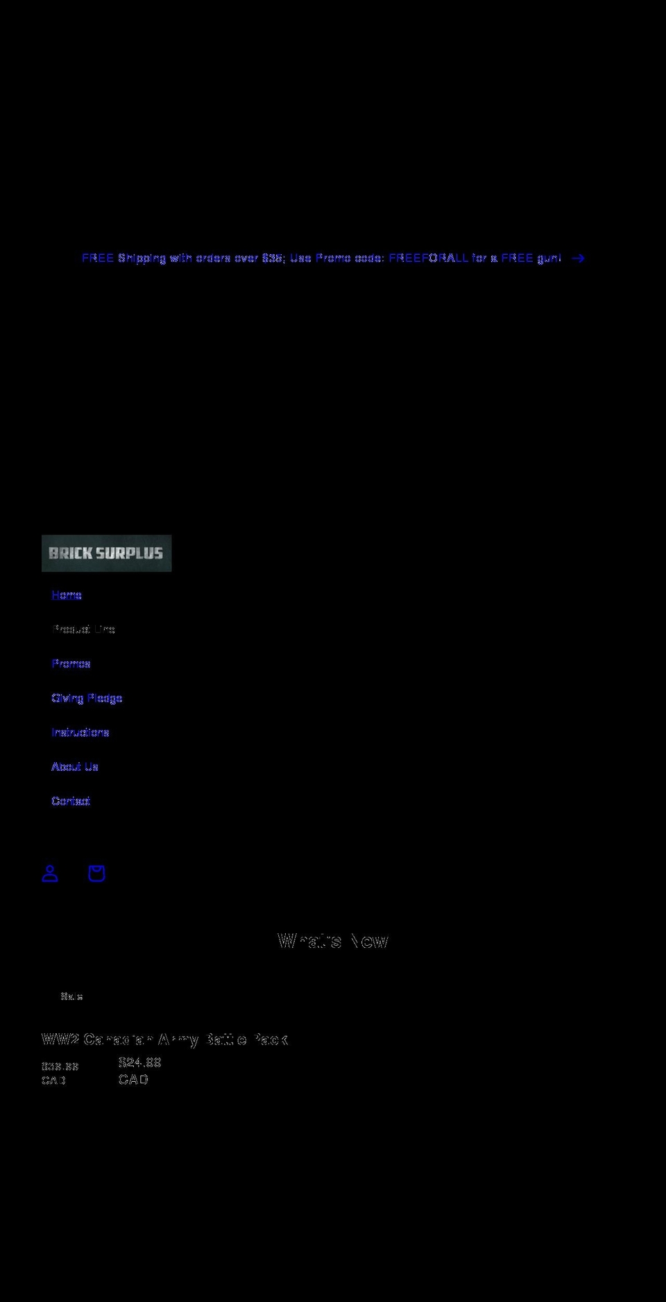 bricksurplus.com shopify website screenshot