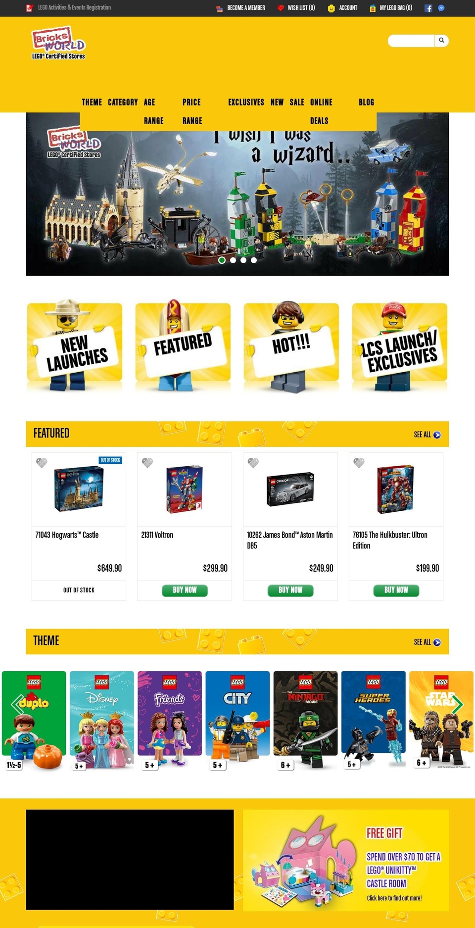 bricksworld.com — Shopify storefront screenshot