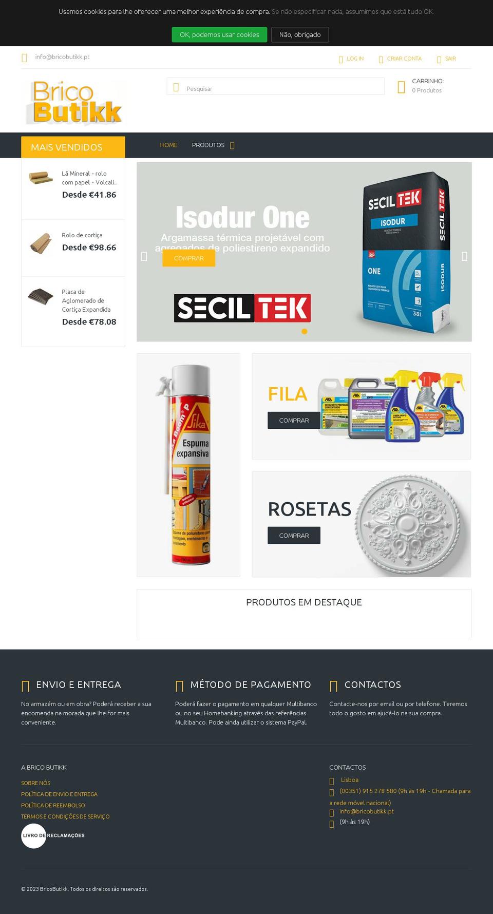 theme247 Shopify theme site example bricobutikk.com