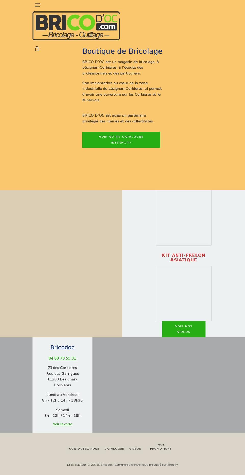bricodoc.com — Shopify storefront screenshot