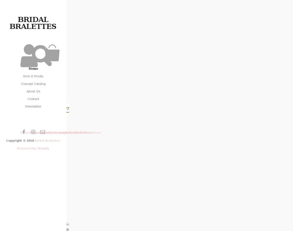 bridalbralettes.com — Shopify storefront screenshot