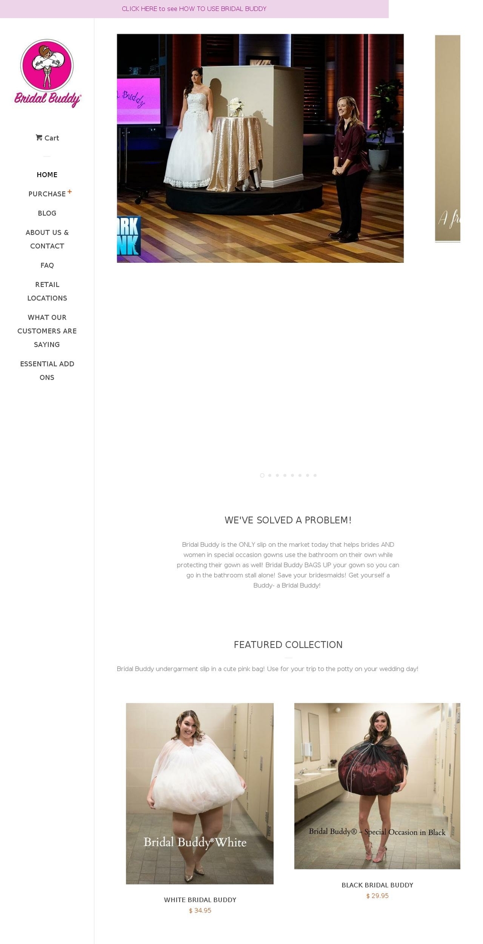 bridalbuddy.com shopify website screenshot