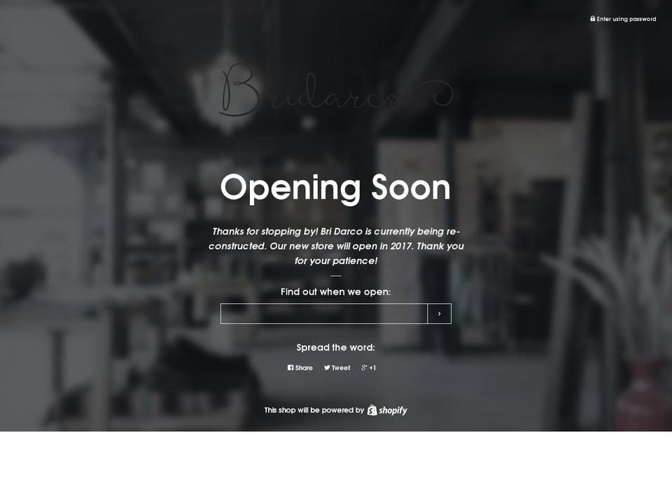 bridarco.com shopify website screenshot