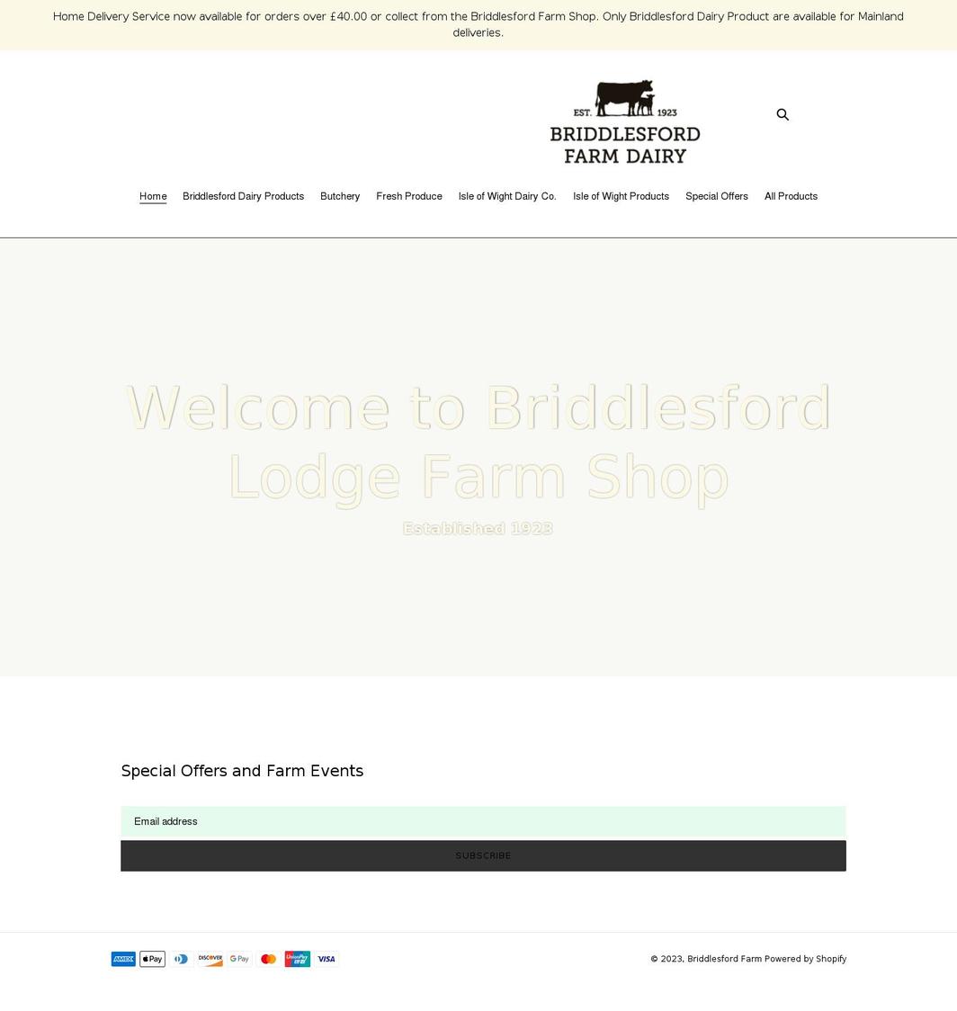 briddlesford-farm.myshopify.com shopify website screenshot