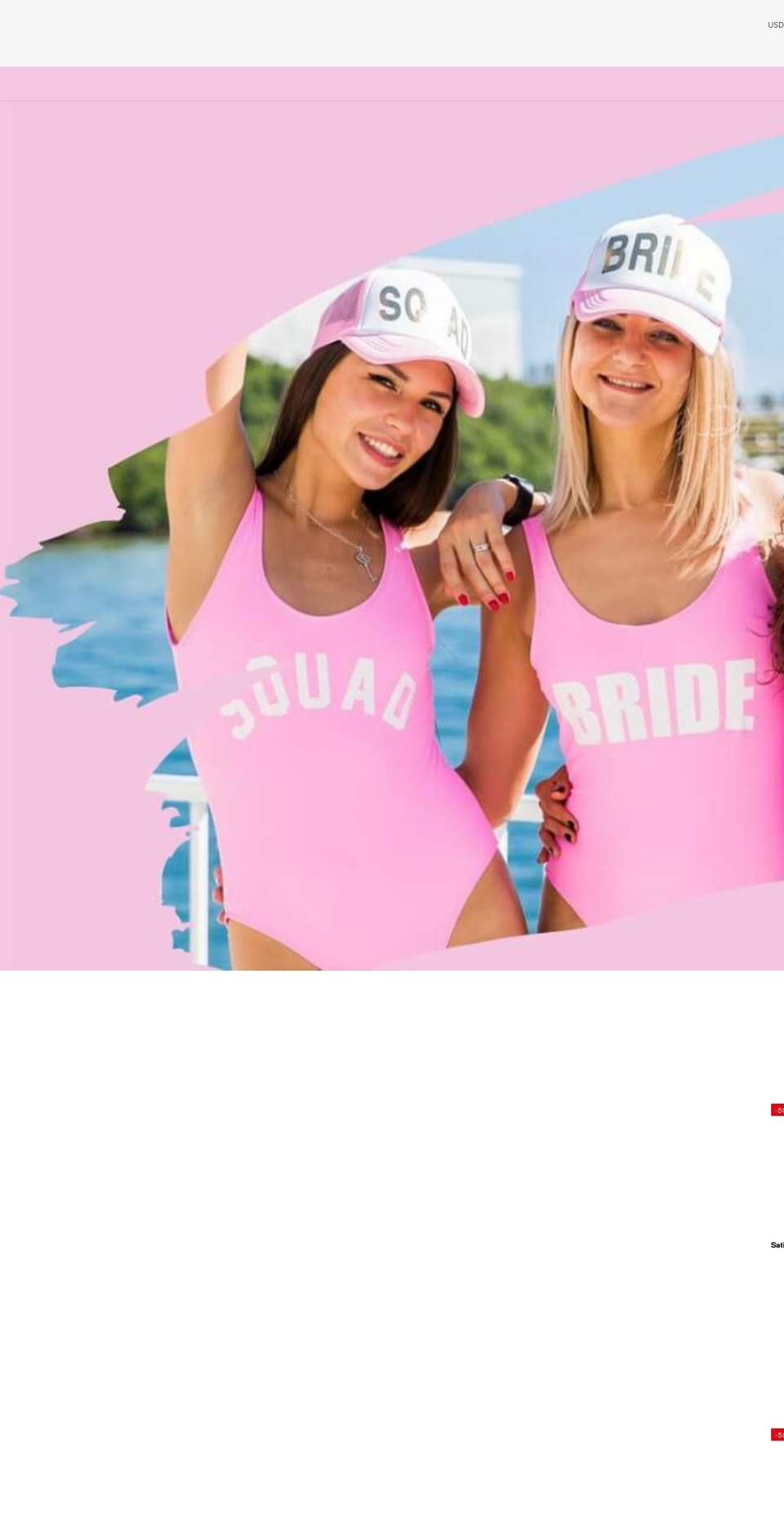 bridesmaidsworld.com shopify website screenshot