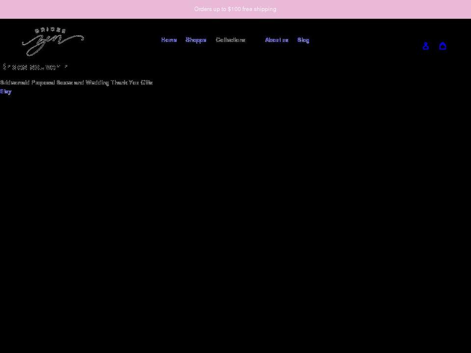 brideszen.com shopify website screenshot