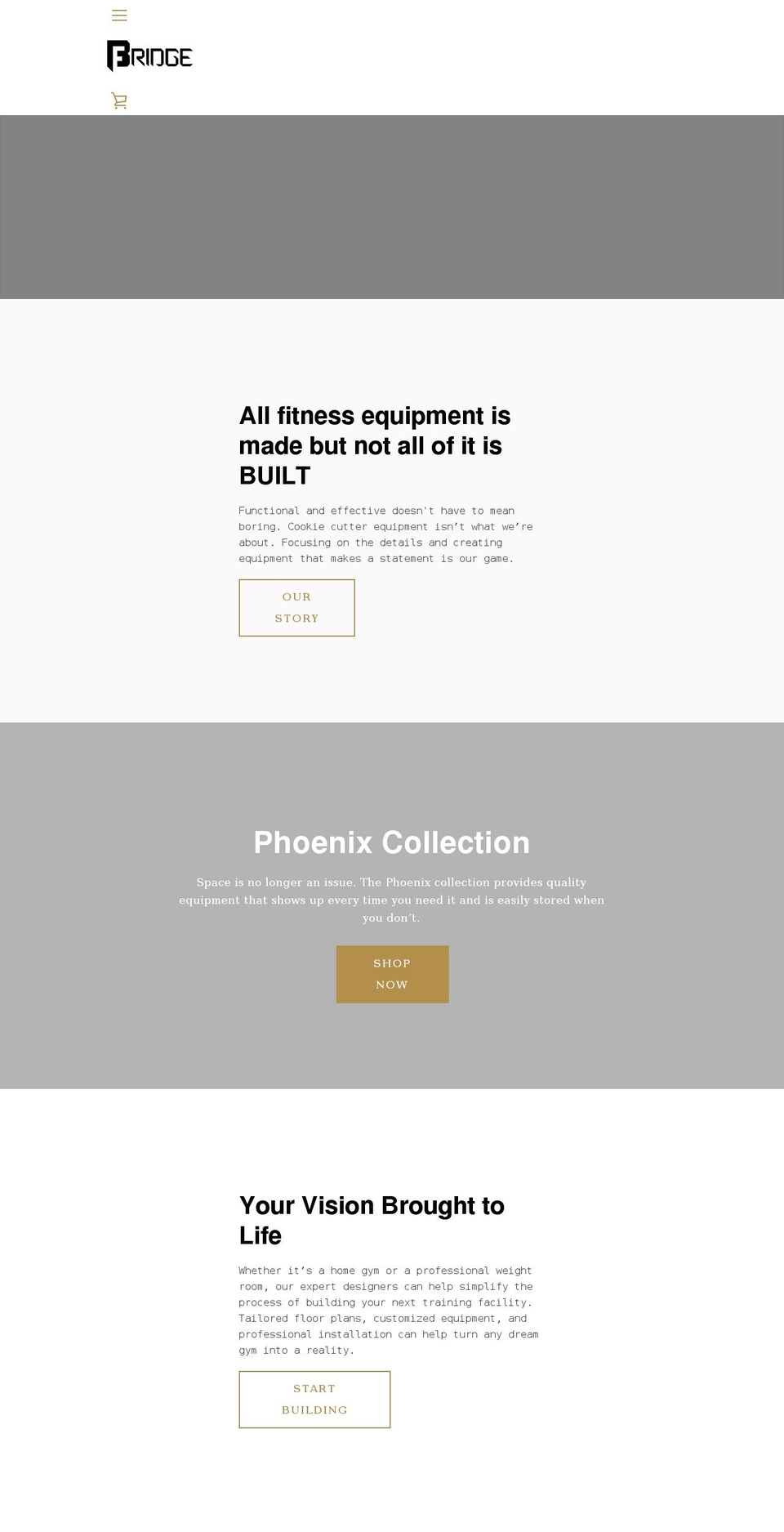 bridgebuilt.com shopify website screenshot