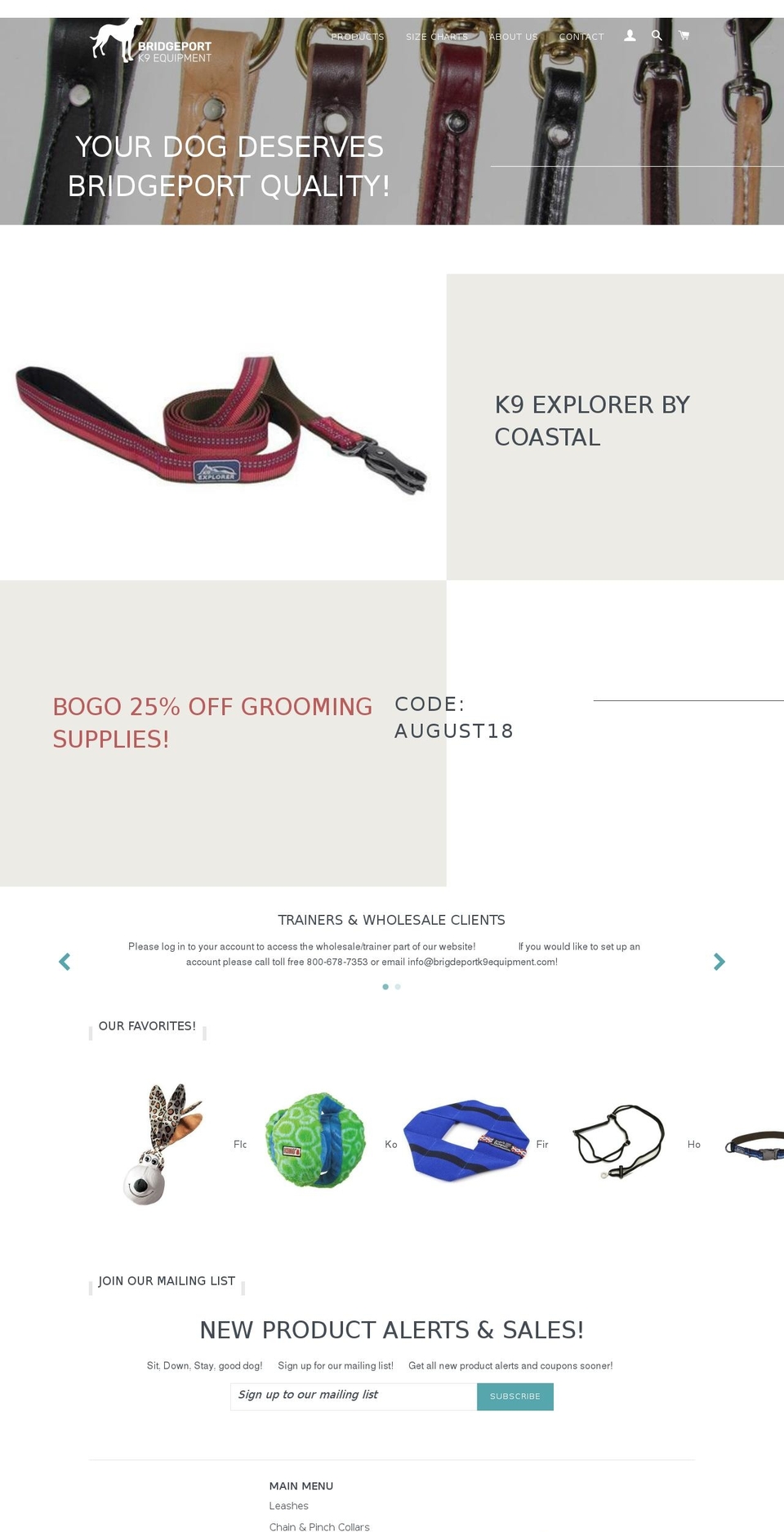 Copy of Brooklyn -- WH Shopify theme site example bridgeportequipment.com
