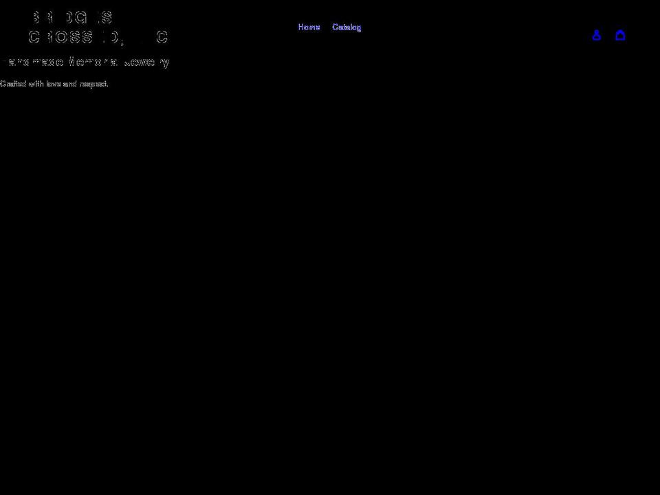 bridgescrossed.com shopify website screenshot