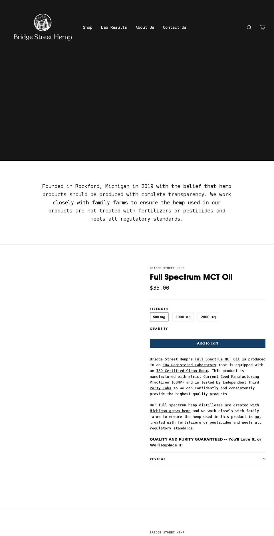 bridgestreethemp.com shopify website screenshot