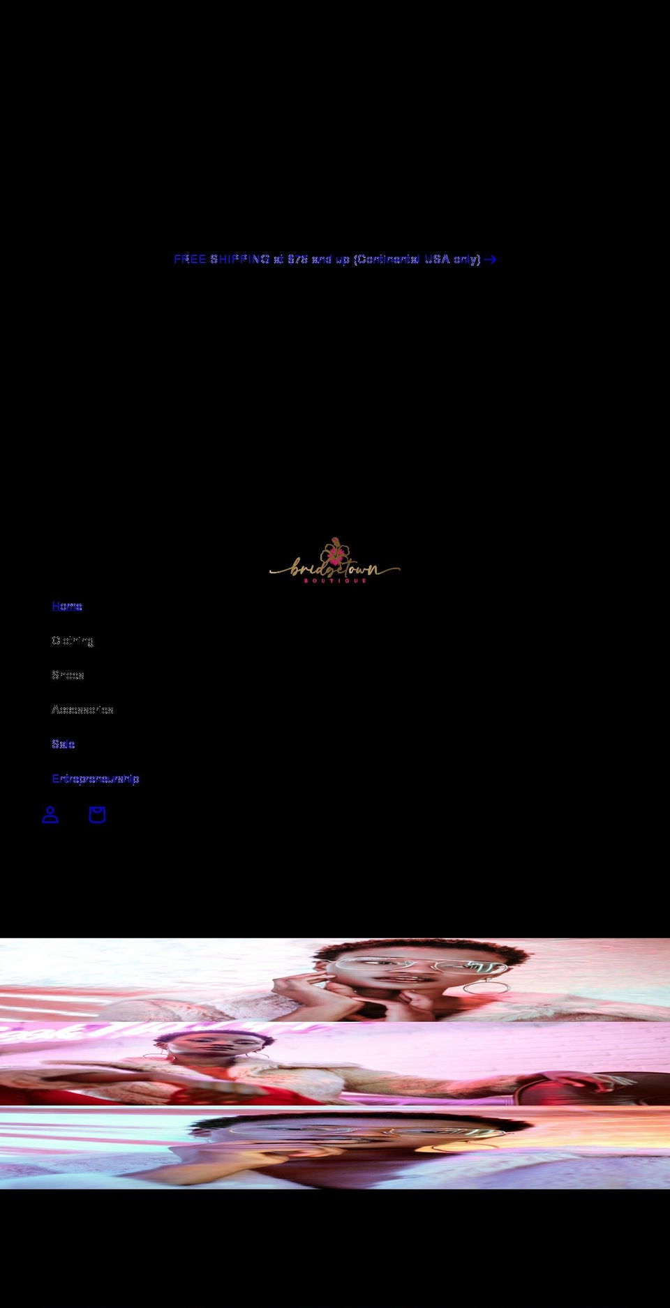 bridgetownboutique.com shopify website screenshot