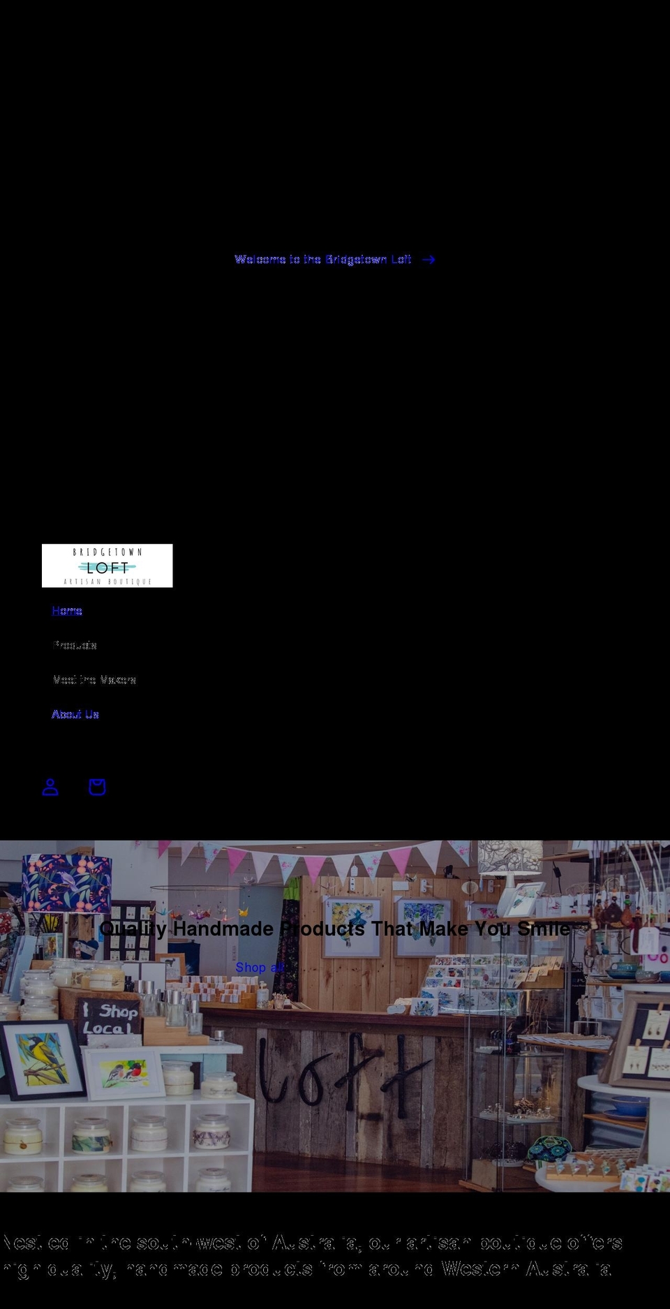 bridgetownloft.com.au shopify website screenshot