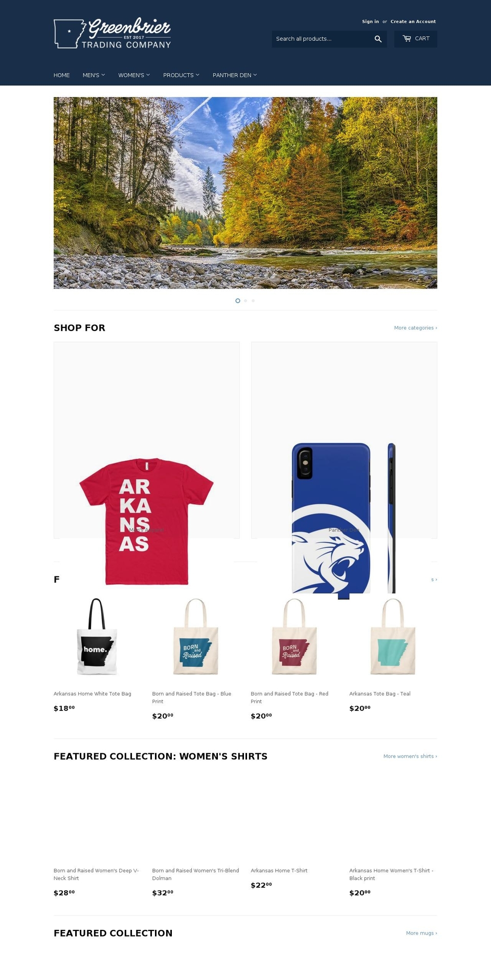 briertradingco.com — Shopify storefront screenshot