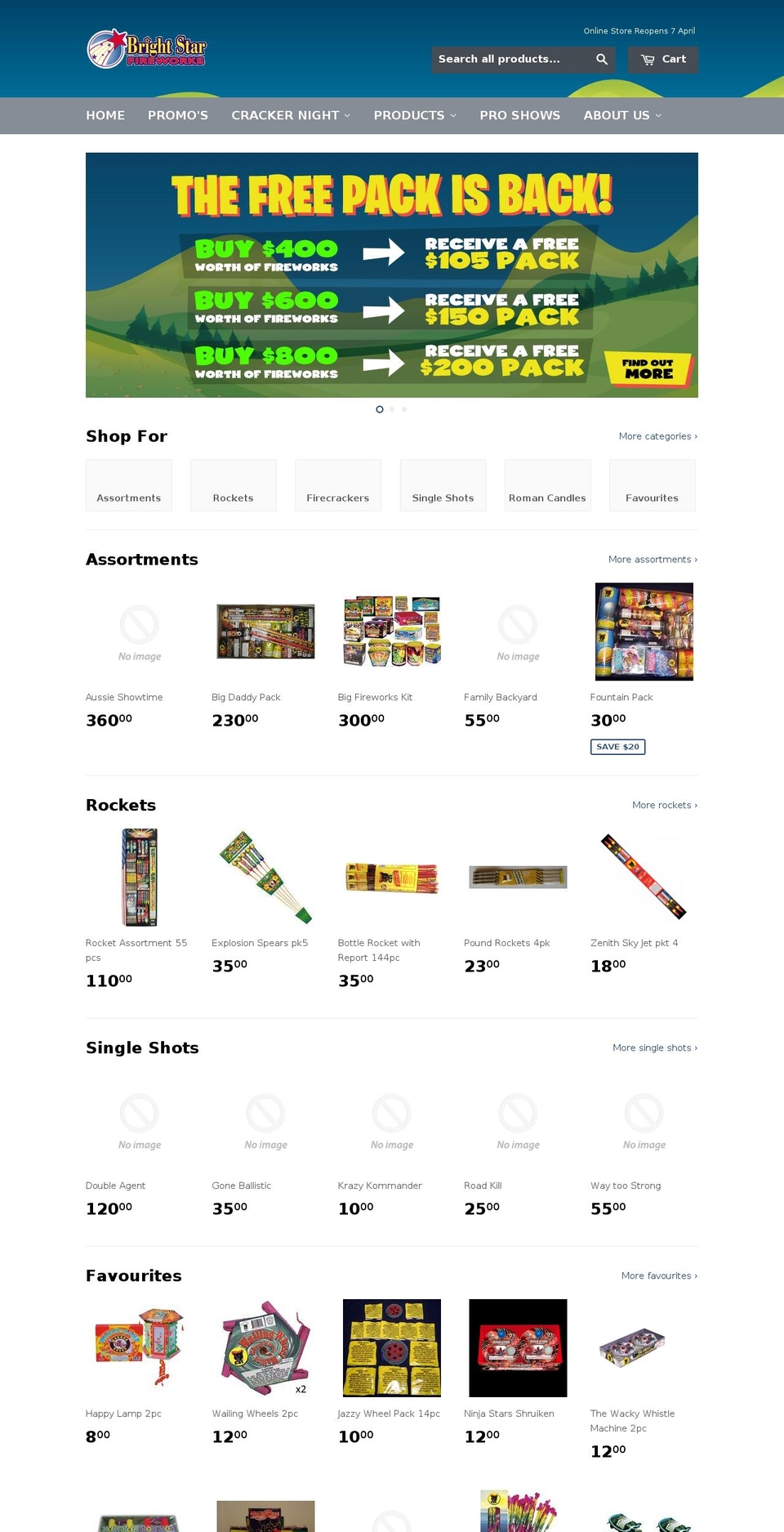 bright-star.com.au shopify website screenshot