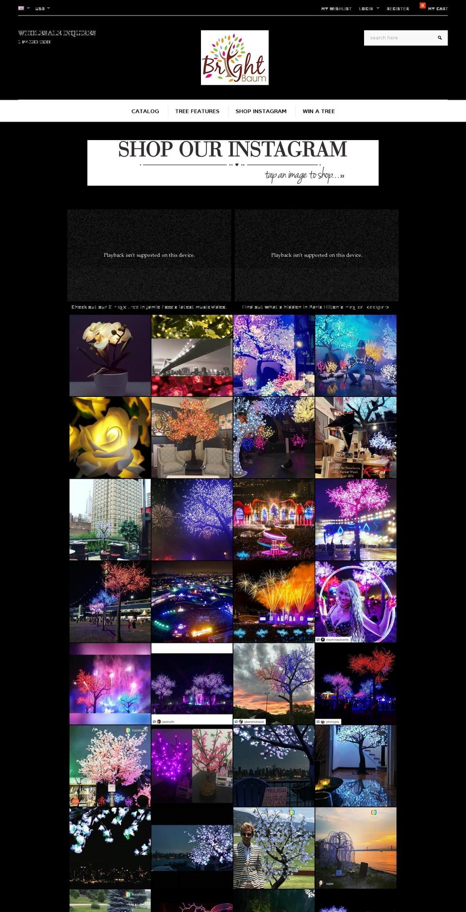 brightbaum.com shopify website screenshot