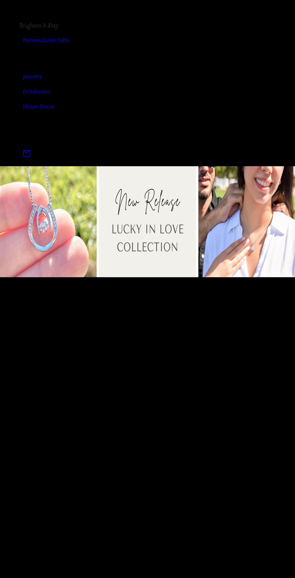 brightenaday.com shopify website screenshot