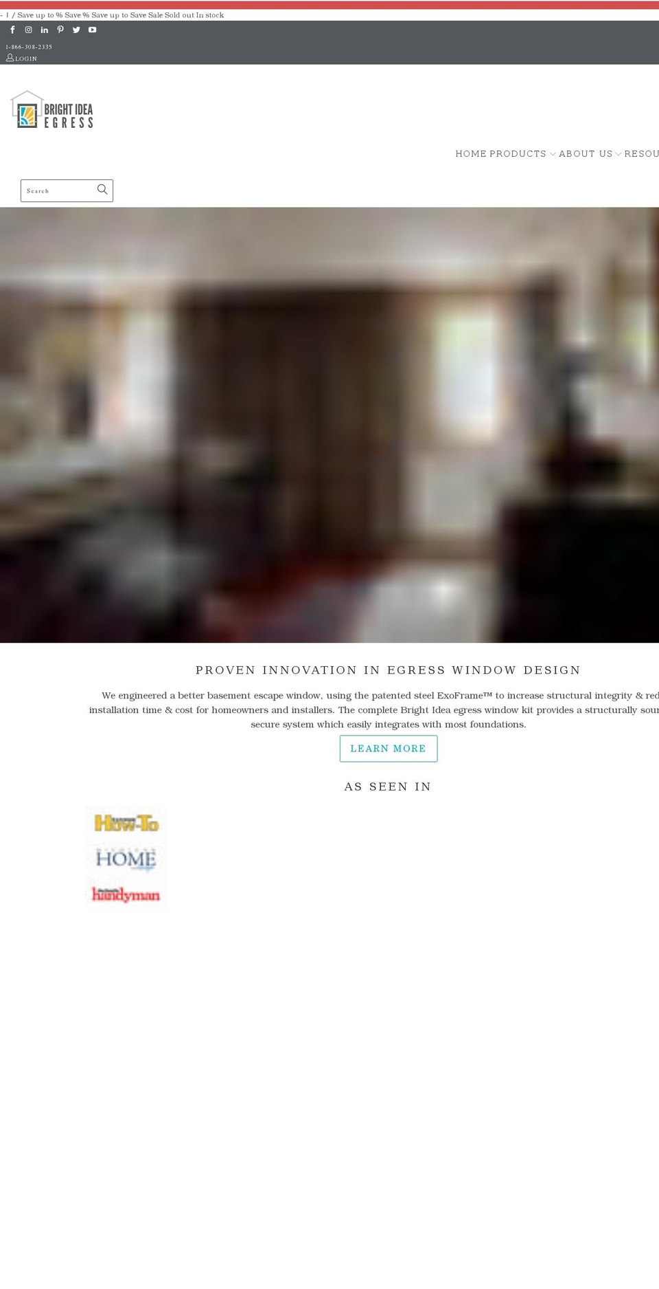 brightideaegress.com shopify website screenshot