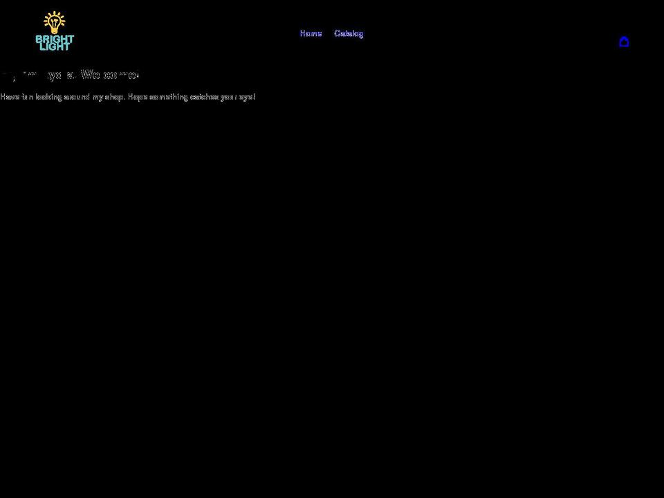 brightlightcreation.com shopify website screenshot