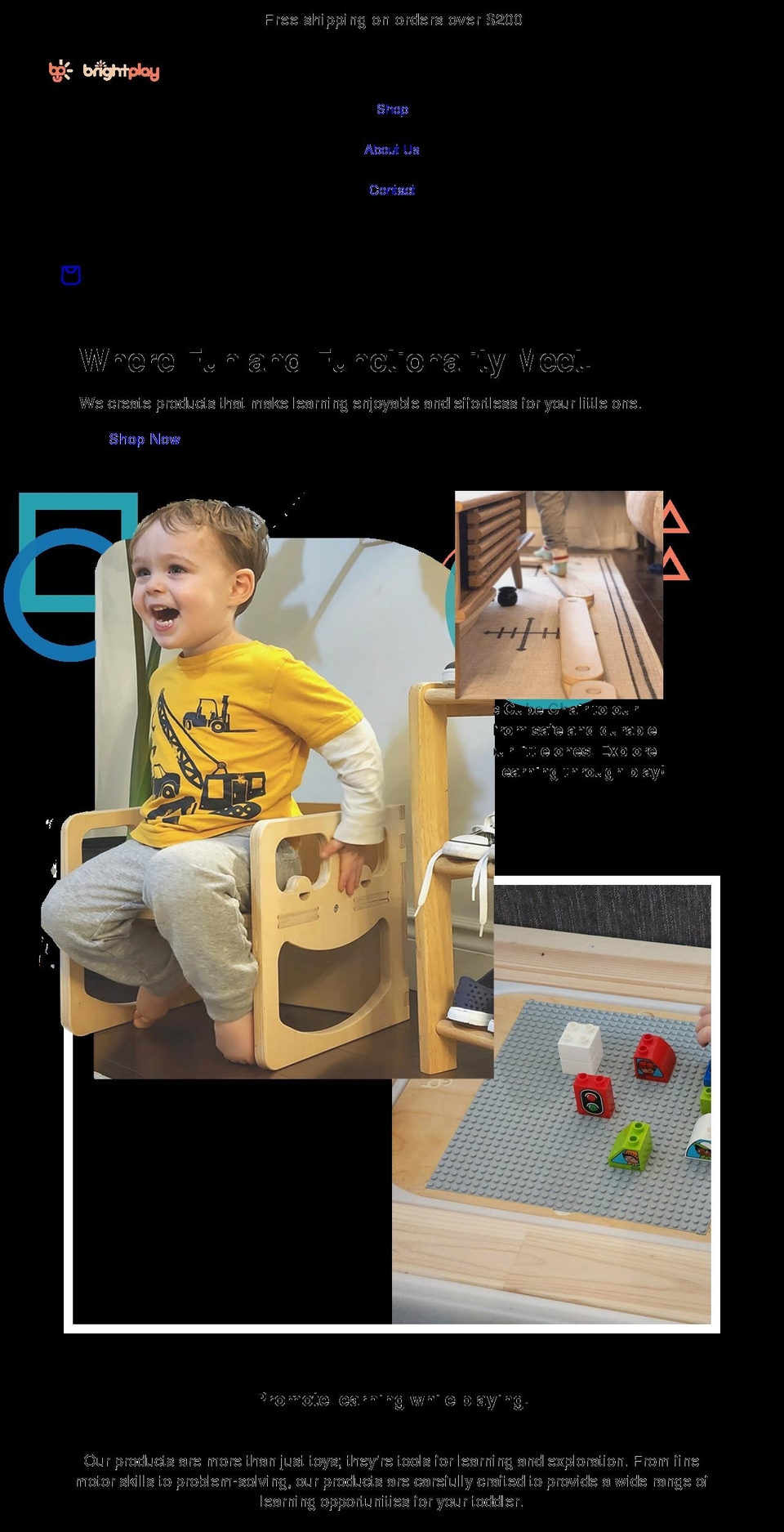 brightplay.ca shopify website screenshot