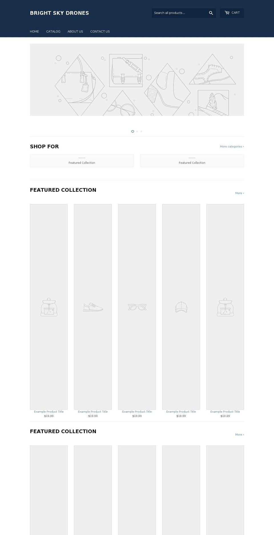 brightskydrones.com — Shopify storefront screenshot