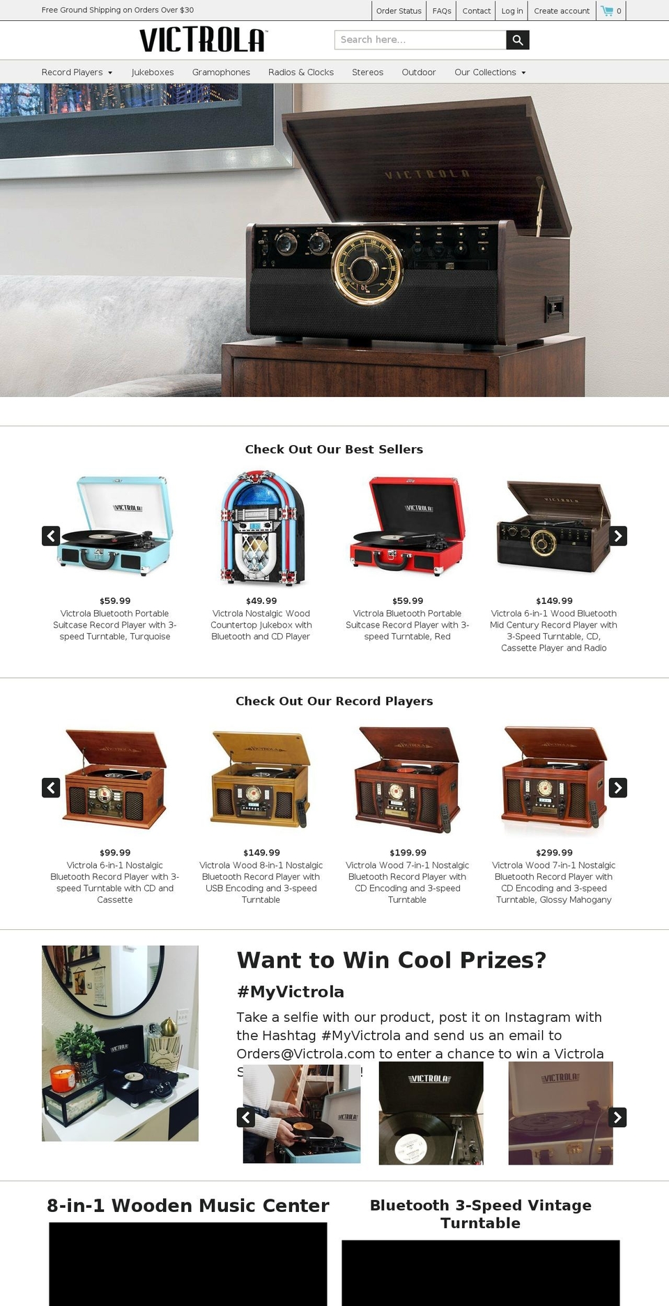 FunnelCraft.co Victrola Theme Shopify theme site example brighttunes.com