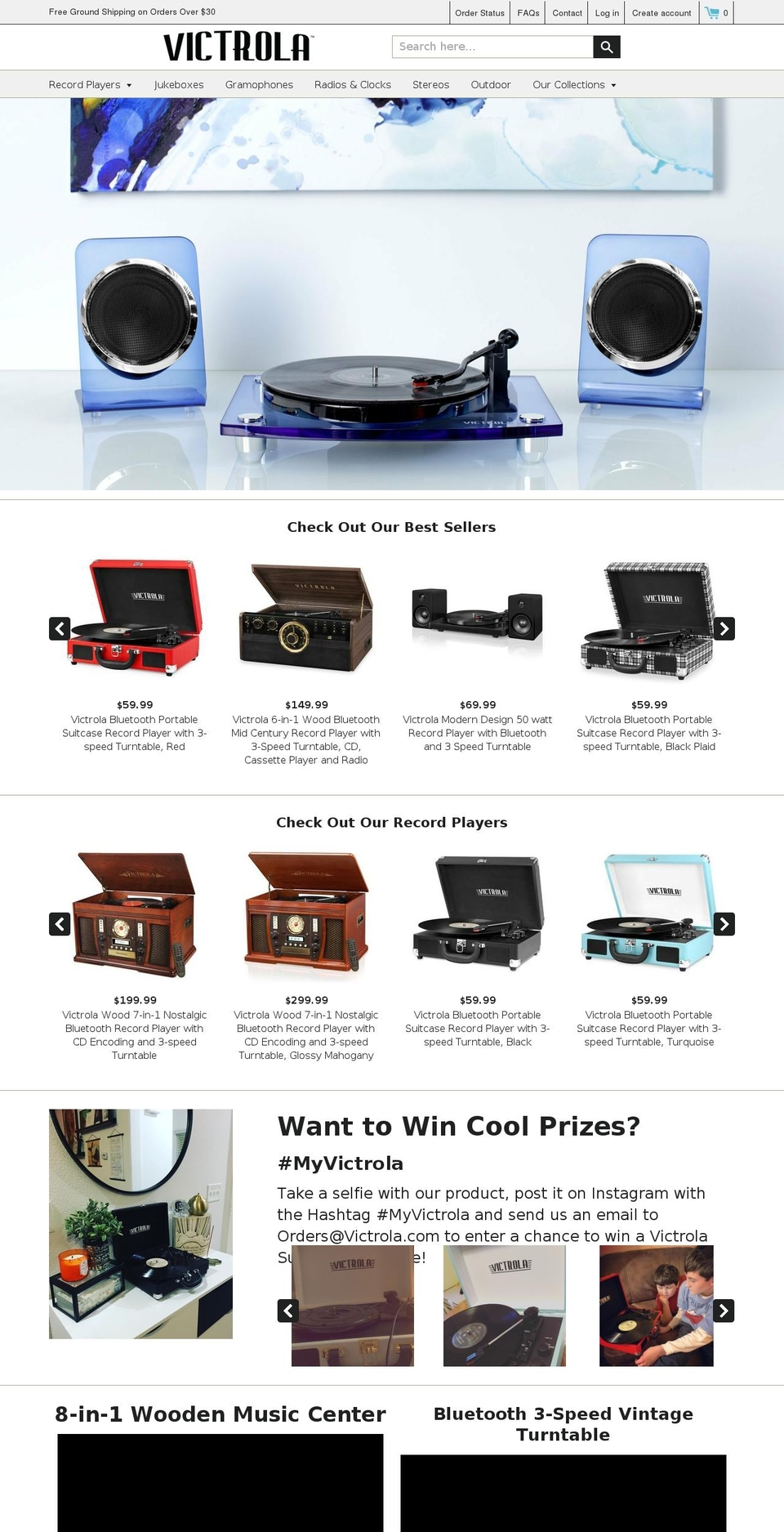 FunnelCraft.co Victrola Theme Shopify theme site example brighttunes.net