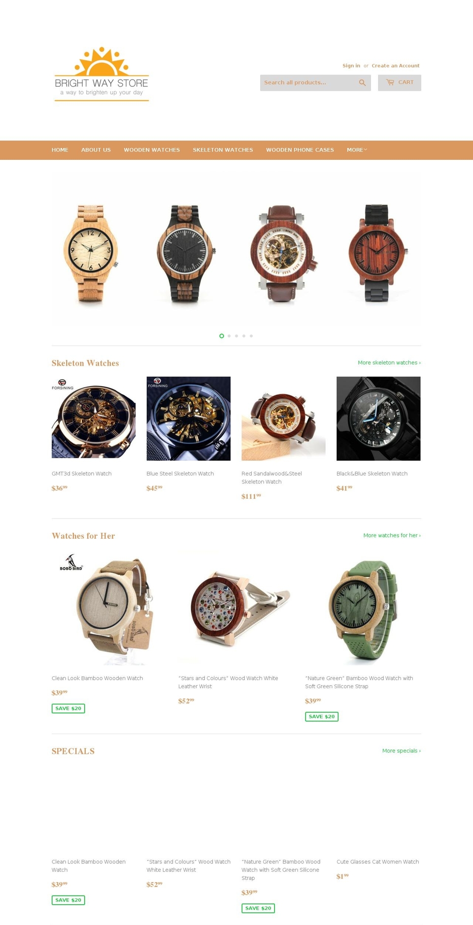 brightwaystore.com — Shopify storefront screenshot