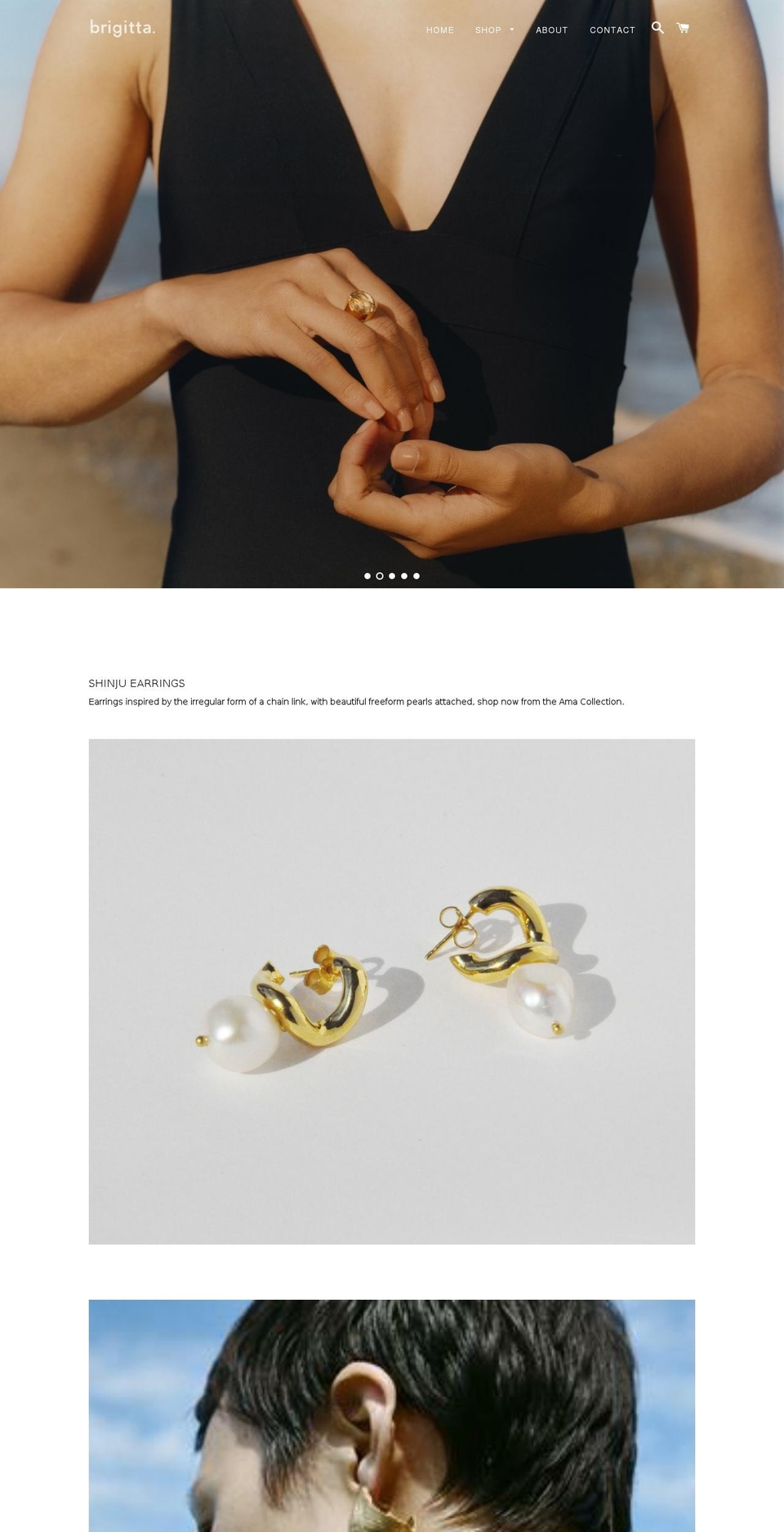 brigitta-studio.com shopify website screenshot