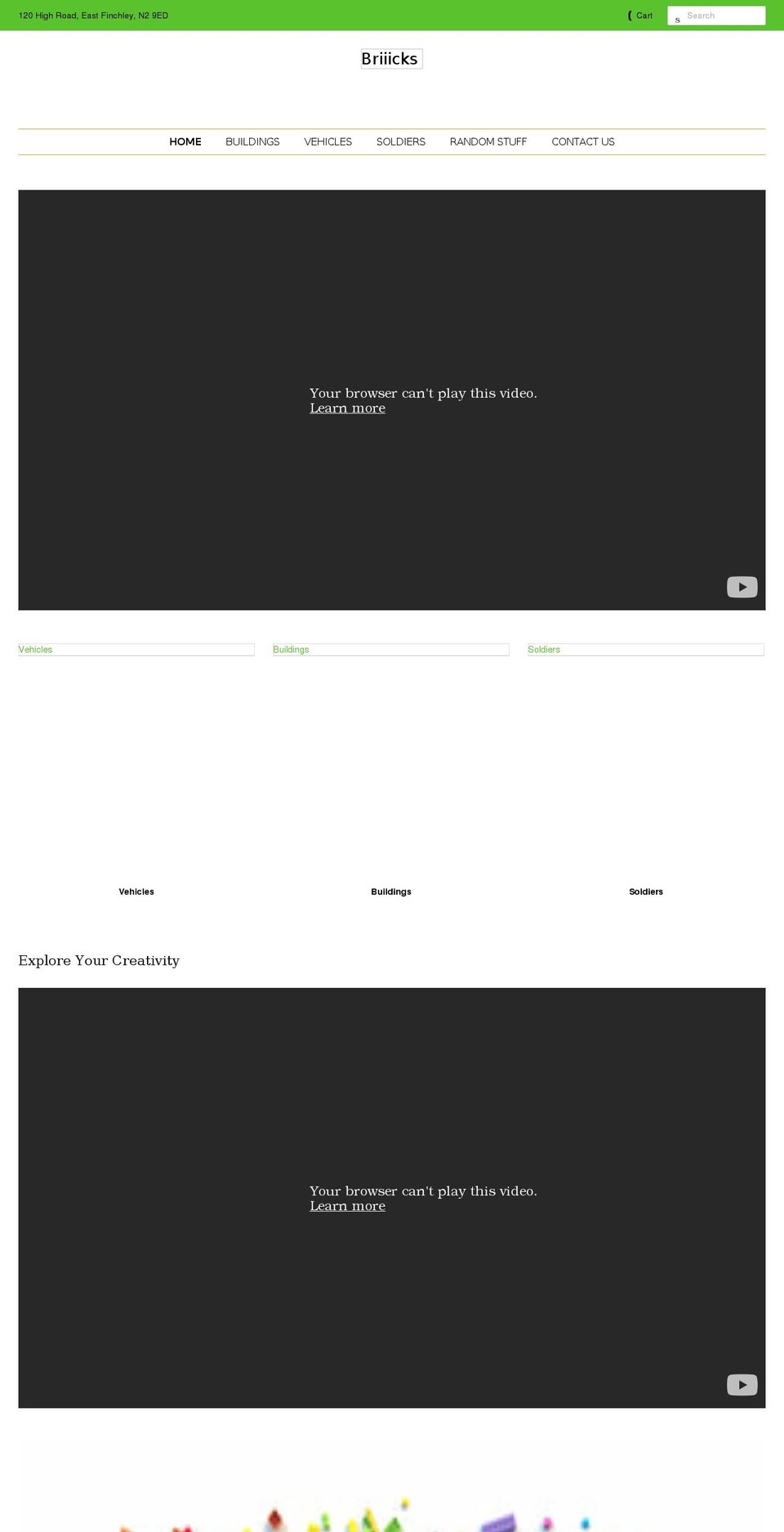 briiicks.com shopify website screenshot