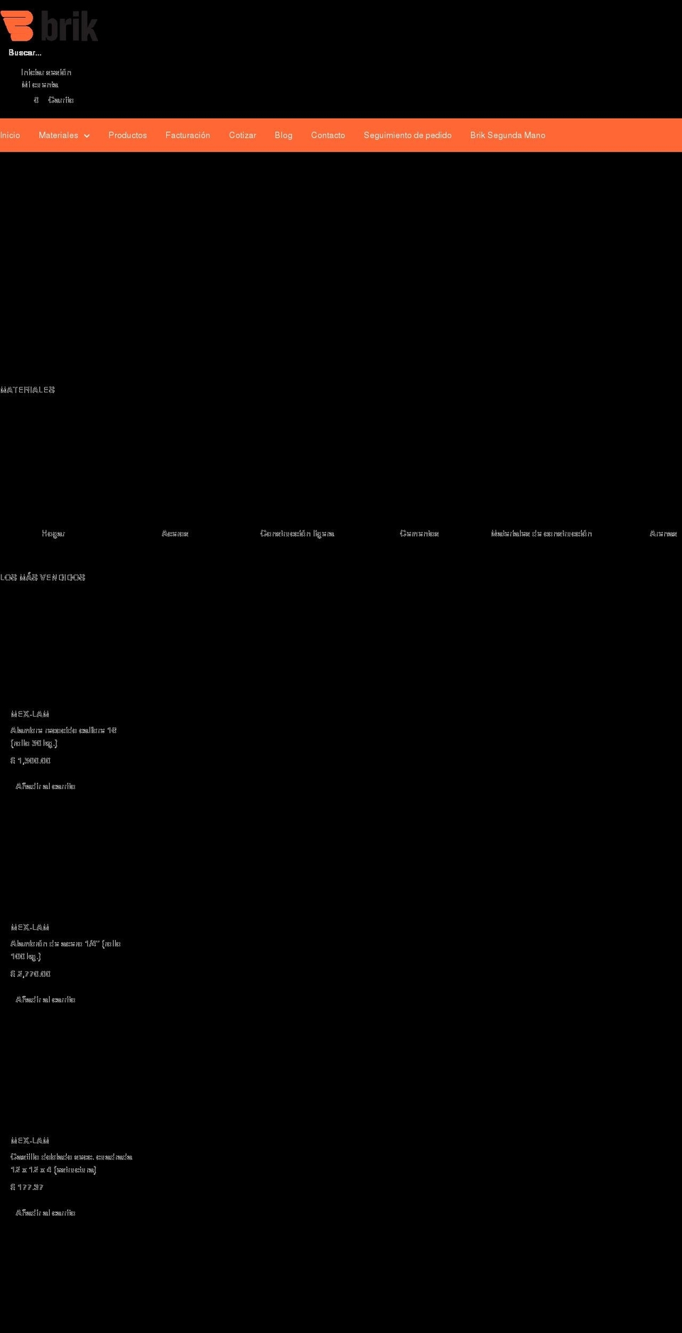 brik.mx shopify website screenshot