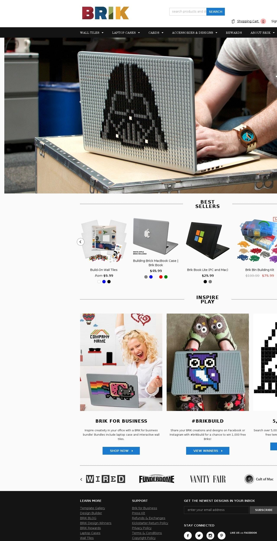 brikbrands.com — Shopify storefront screenshot
