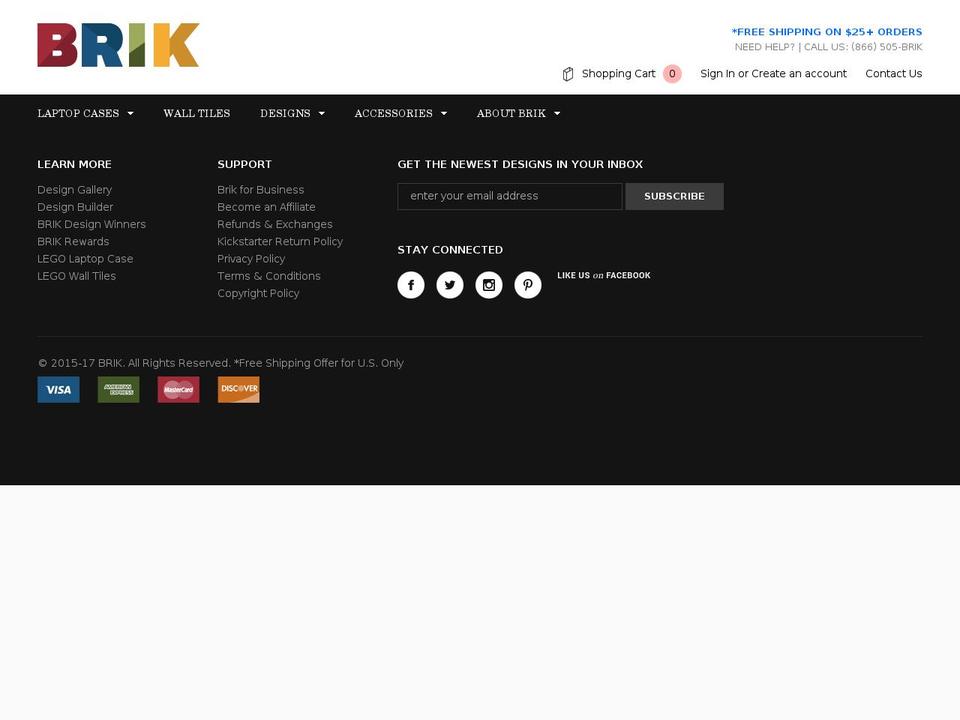 brikbuild.com shopify website screenshot