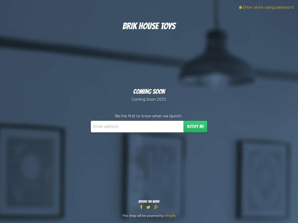 brikhousetoys.com — Shopify storefront screenshot