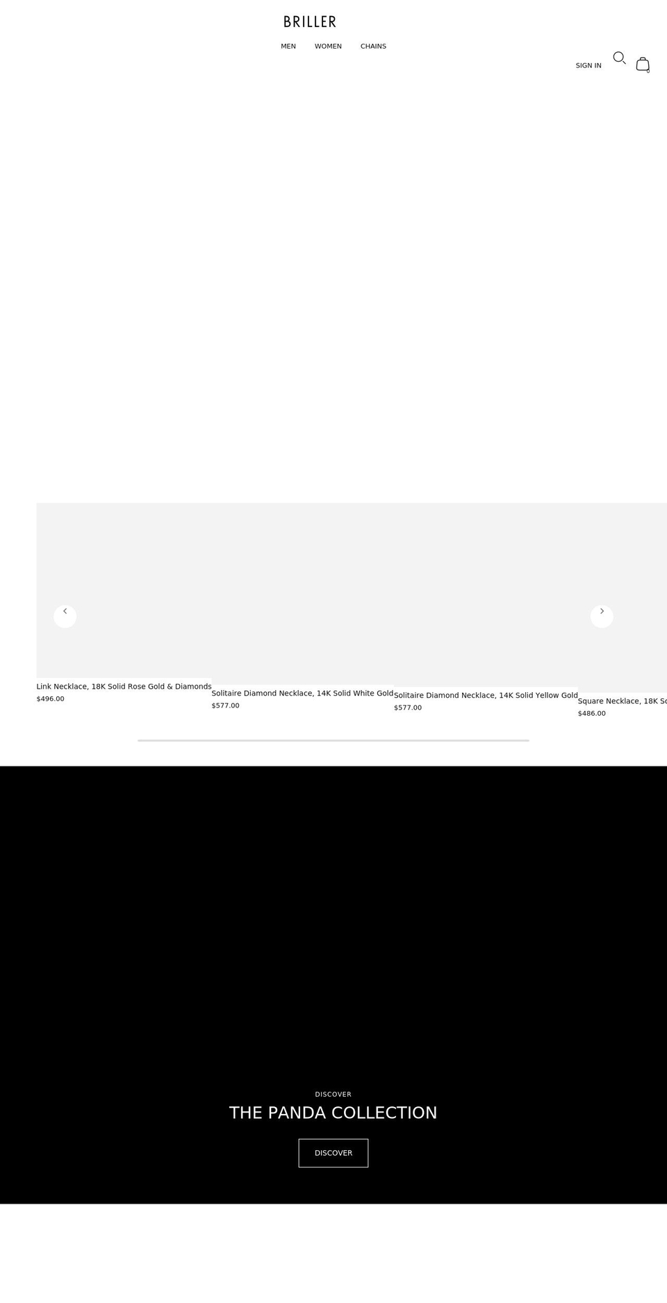 briller.com shopify website screenshot