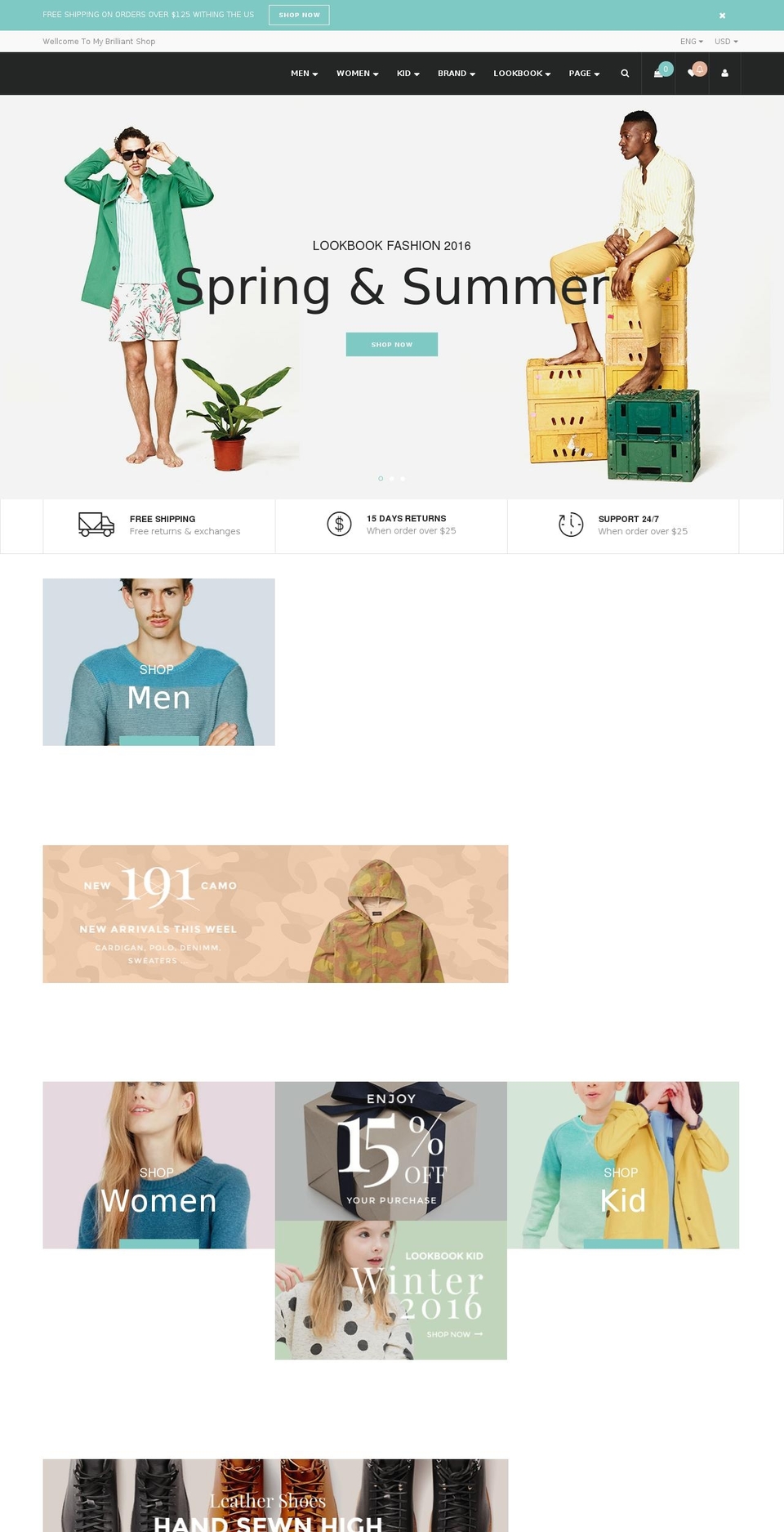 Brilliant Shopify theme site example brilliant-demo.myshopify.com